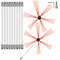 Chimney Sweep Kit With Nylon Flexible Rods  Brush Heads Rotary Chimney Brush Cleaning Kit For Firep 10