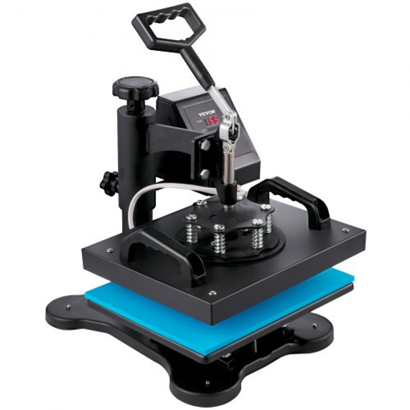 12"x10" Heat Press Machine – Digital Swing-Away Sublimation & Heat Transfer Printing Machine for T-Shirts