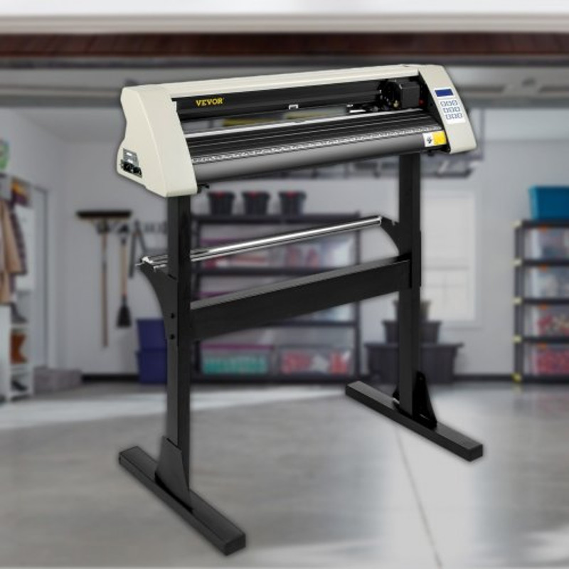 28 Vinyl Cutter Plotter Adjustable Force  Speed Sign Making Kit W LCD Display SignMaster Software S 0