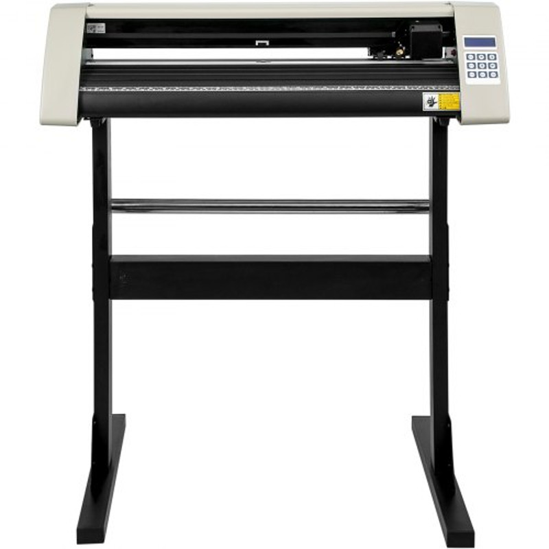 28 Vinyl Cutter Plotter Adjustable Force  Speed Sign Making Kit W LCD Display SignMaster Software S 10
