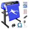 28" Vinyl Plotter Cutter Machine, 720mm Max Paper Feed with Sturdy Floor Stand, Adjustable Force