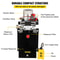 12V Hydraulic Power Unit DoubleActing Electric Hydraulic Pump With Brass Pressure Gauge For Dump Tr 5