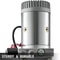 6 Quart Double Acting Hydraulic Pump, Dump Trailer Power Unit for Unloading & Repair (Plastic Tank)