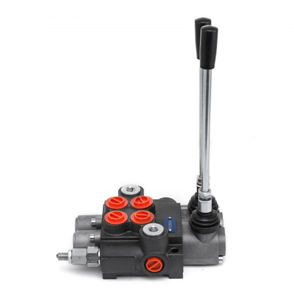 2-Spool Hydraulic Directional Control Valve, 11 GPM, 4300 PSI Double Acting Valve for Tractors & Loaders