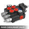 2-Spool 11 GPM Hydraulic Directional Control Valve with Joystick, Double Acting Valve for Tractors & Loaders (3600 PSI)