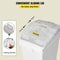 White Shelf Ingredient Bin With Scoop Sliding Lid Commercial Storage Bins For Flour Rice Pet Food 4