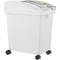 White Shelf Ingredient Bin With Scoop Sliding Lid Commercial Storage Bins For Flour Rice Pet Food 9