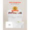 3Pack White Shelf Ingredient Bin With Scoop  Sliding Lid Commercial Storage Bins For Dry Food Rice  3