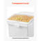3Pack White Shelf Ingredient Bin With Scoop  Sliding Lid Commercial Storage Bins For Dry Food Rice  6
