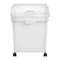 3Pack White Shelf Ingredient Bin With Scoop  Sliding Lid Commercial Storage Bins For Dry Food Rice  9