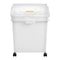 3Pack White Shelf Ingredient Bin With Scoop Sliding Lid Commercial Storage Bins For Dry Food Rice 9