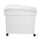 3Pack White Shelf Ingredient Bin With Scoop  Sliding Lid Commercial Storage Bins For Dry Food Rice  10