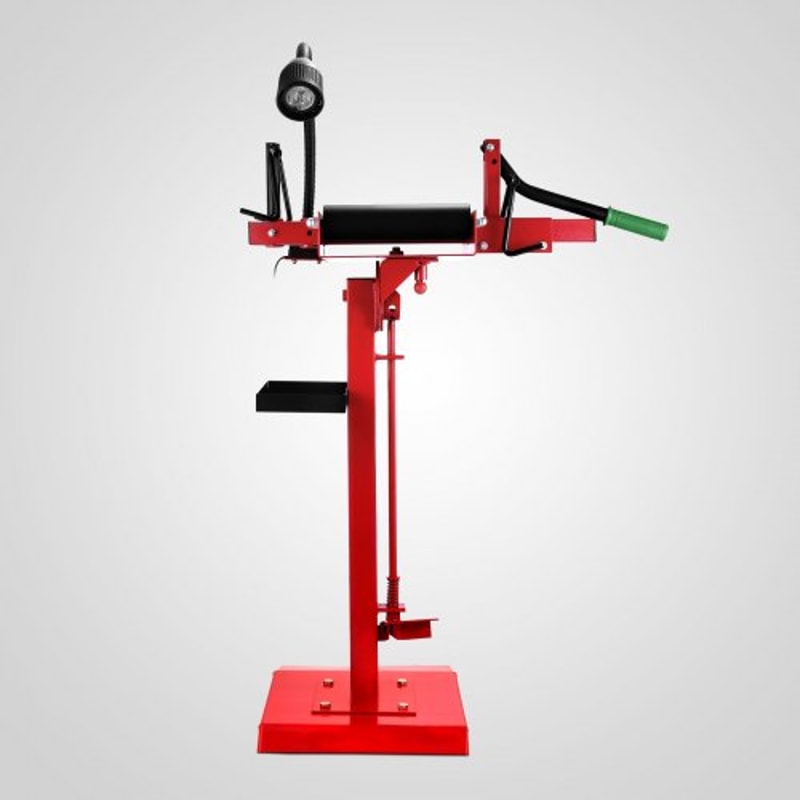 Portable Tire Changer With Adjustable Stand LED Light Manual Tire Spreader Tool For Car Light Tru 4