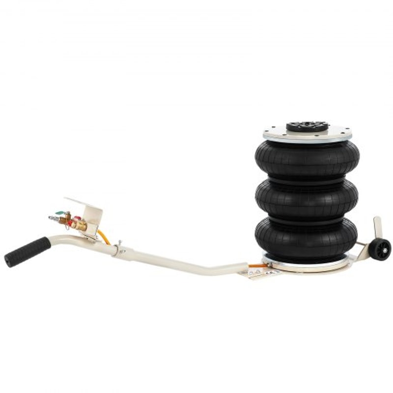 5-Ton Inflatable Car Jack, Pneumatic Air Jack with Long Handle for Garage, Lifting & Repair (11,023 lbs Capacity)