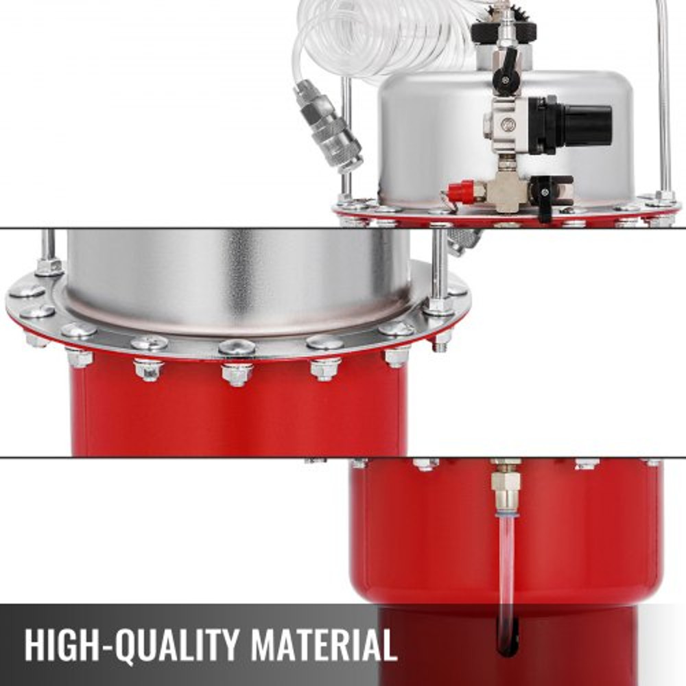 Pneumatic Air Pressure Bleeder Tool Kit, Professional Brake Bleeding System for Garage Workshop Mechanics