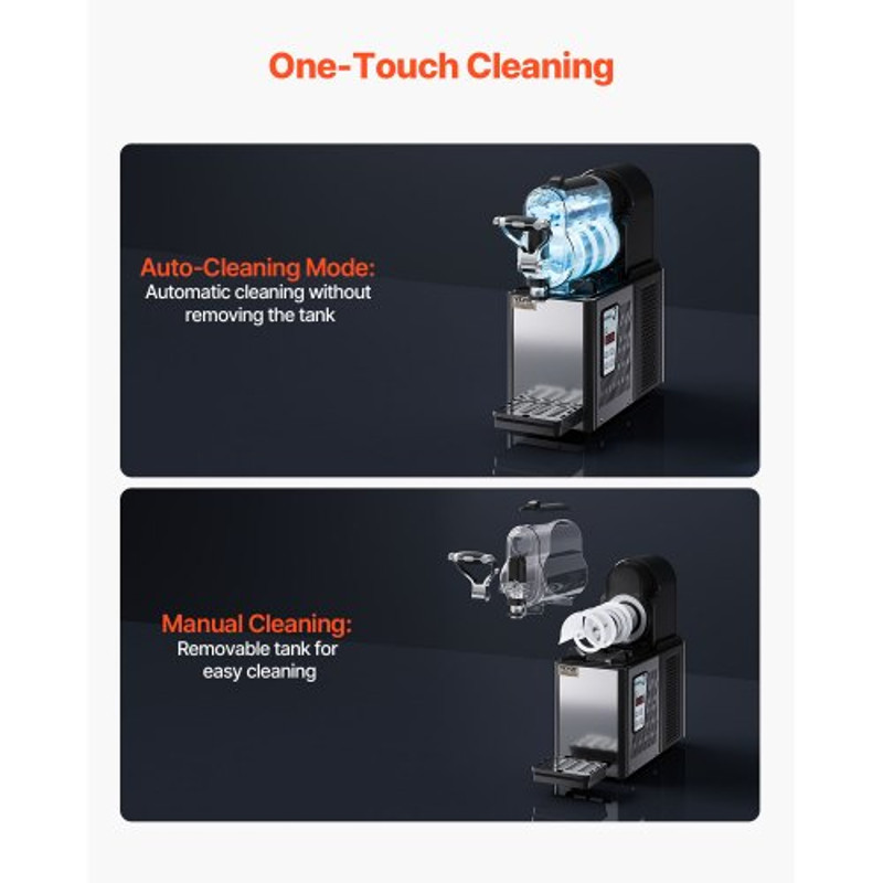 Commercial Slushy Machine Single Bowl Slush Drink Maker Frozen Drink Machine With Temperature Contr 5