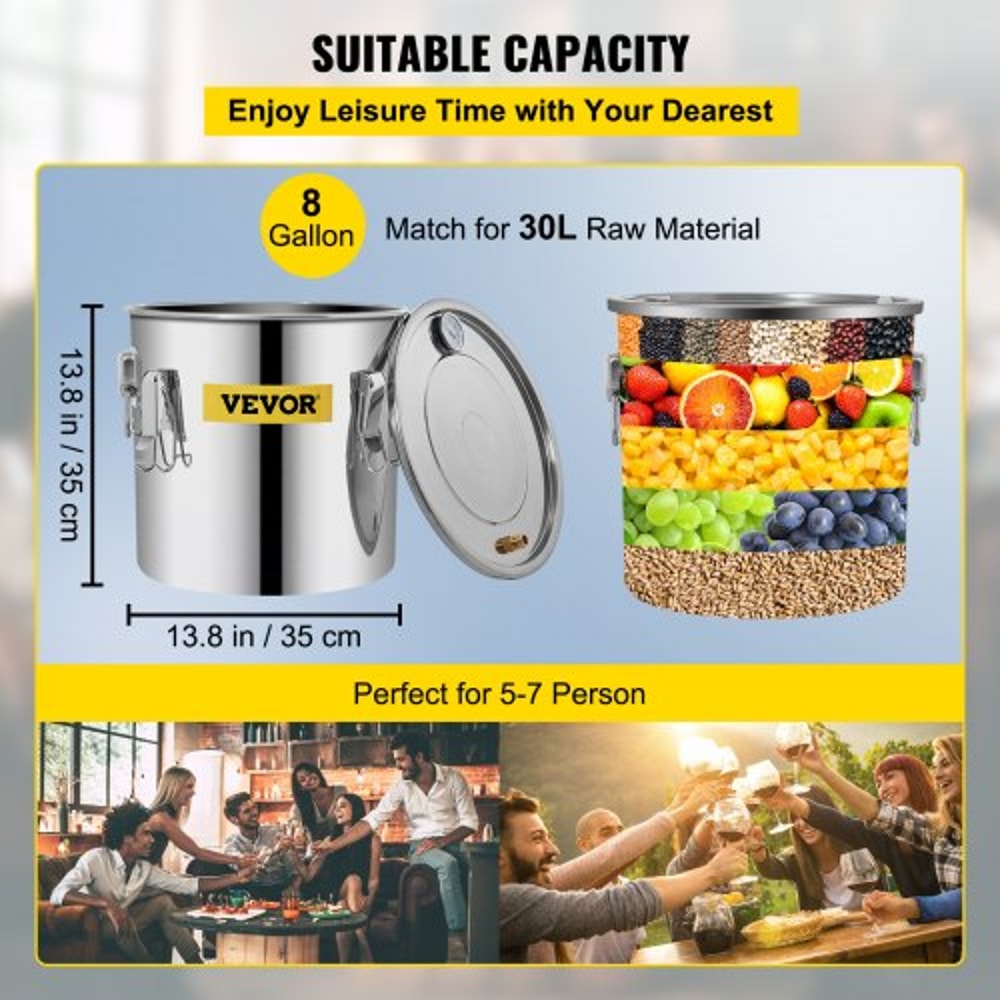 Moonshine Still Distillery Kit With Circulating Pump Stainless Steel Alcohol Still With Copper Tube 3