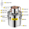 Moonshine Still Distillery Kit With Circulating Pump Stainless Steel Alcohol Still With Copper Tube 9