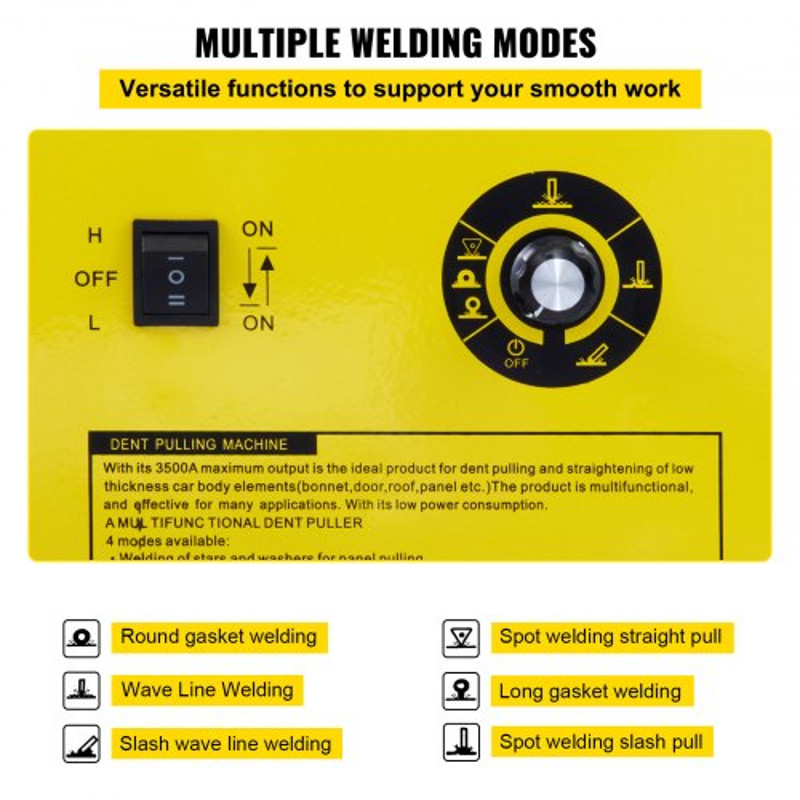 Auto Body Dent Puller SG7500 Removal System Station With Dual Welding Guns 5