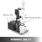 5L Rotary Evaporator RE-501, Digital Controller Vacuum Evaporator Set with 0-90RPM & Manual Lifting