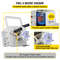 180W Stainless Vacuum Pump 110V AntiCorrosion Lab Chemistry Equipment With 15L Water Tank 3
