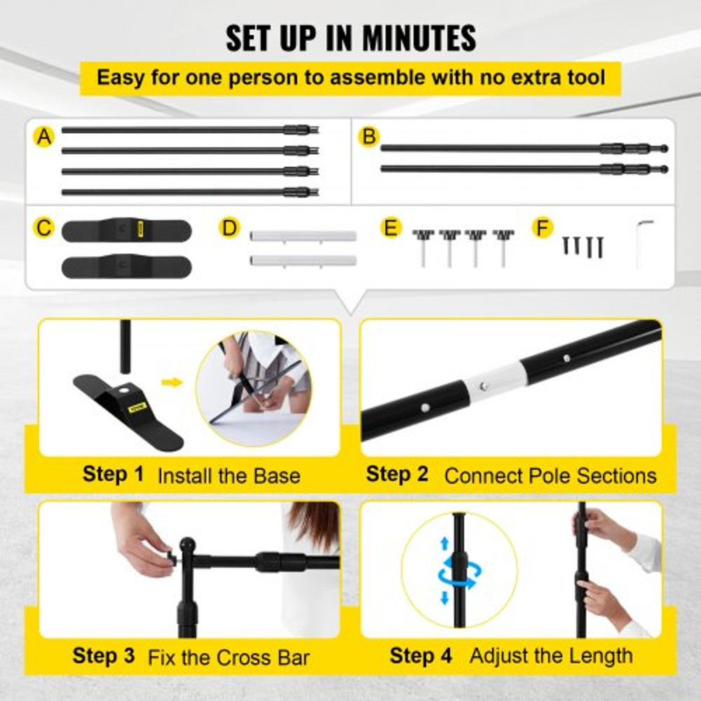 8x10ft Adjustable Height  Width Banner Stand Newest Step And Repeat Backdrop For Trade Shows  Photo 4