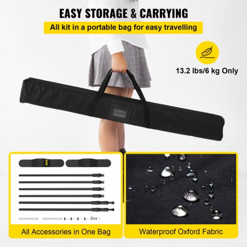 8x10ft Adjustable Height  Width Banner Stand Newest Step And Repeat Backdrop For Trade Shows  Photo 5