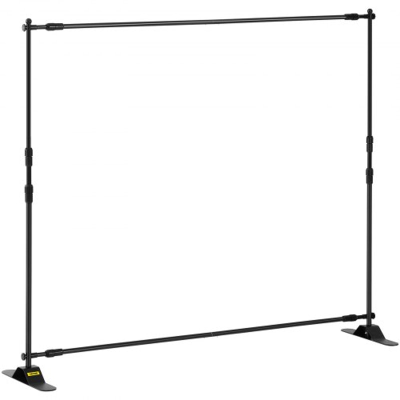 8ft Adjustable Step And Repeat Backdrop Banner Stand Retractable Display With Carrying Bag For Even 9