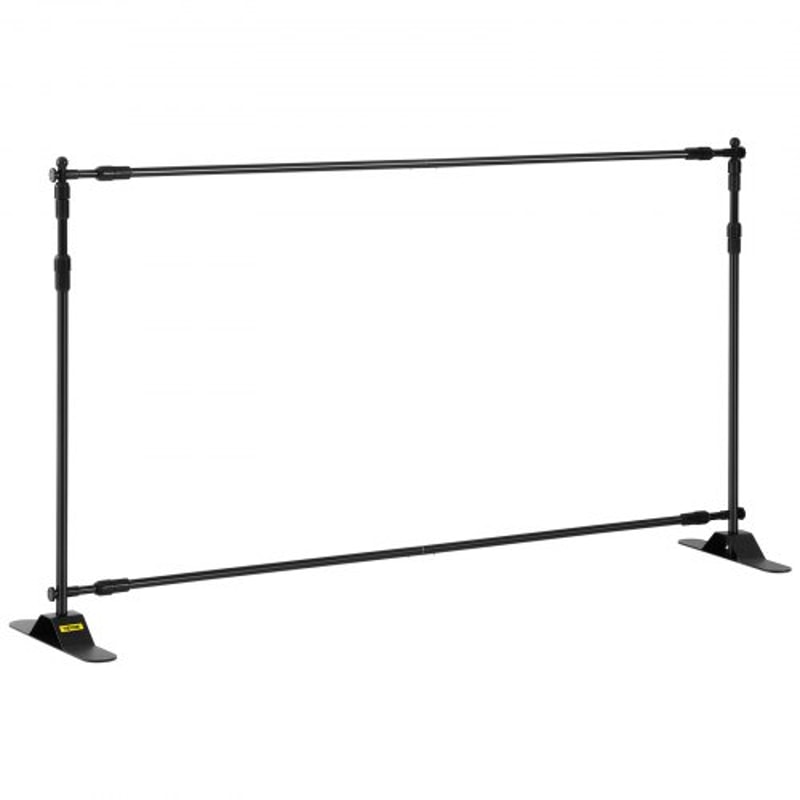 8ft Adjustable Step And Repeat Backdrop Banner Stand Retractable Display With Carrying Bag For Even 10