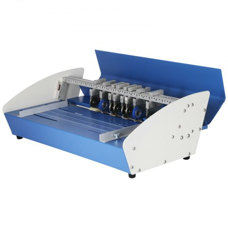 21 Inch Paper Creasing Scoring Machine, 3-in-1 Heavy Duty Metal Electric Perforator for Professional Use
