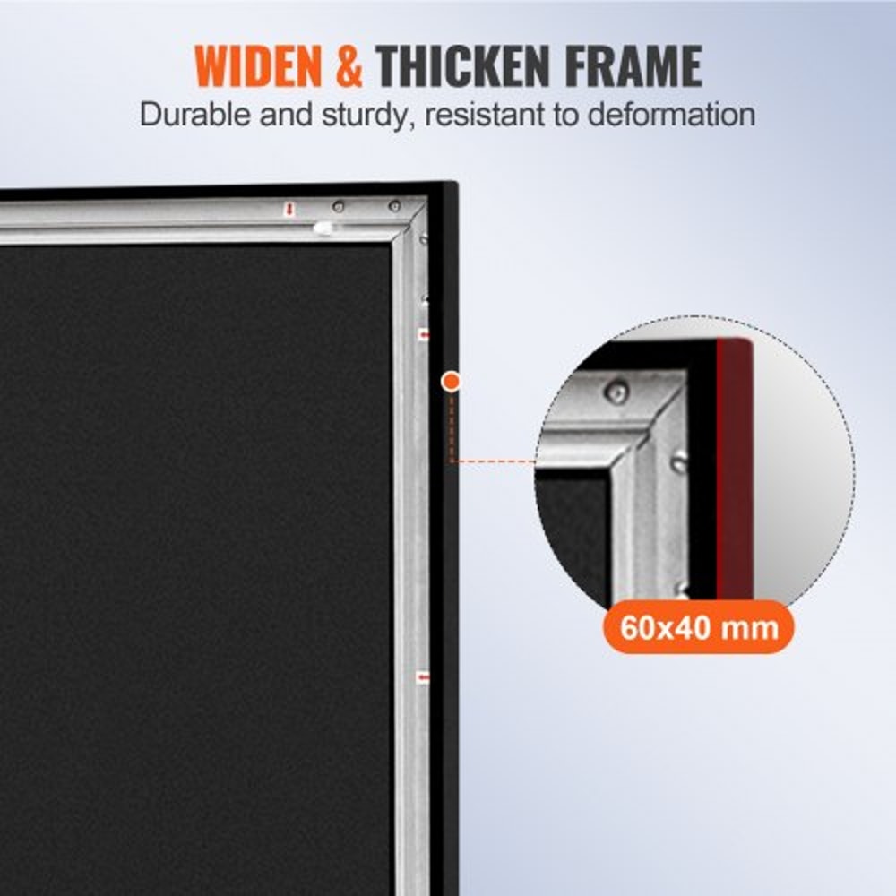 110 169 4K HD Movie Projector Screen Aluminum Frame Wall Mounted For Home Theater Office Use 5