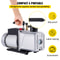 1HP Industrial Vacuum Pump 12CFM Rotary Vane Air Tool For AC Repair Auto Maintenance Refrigerant E 6