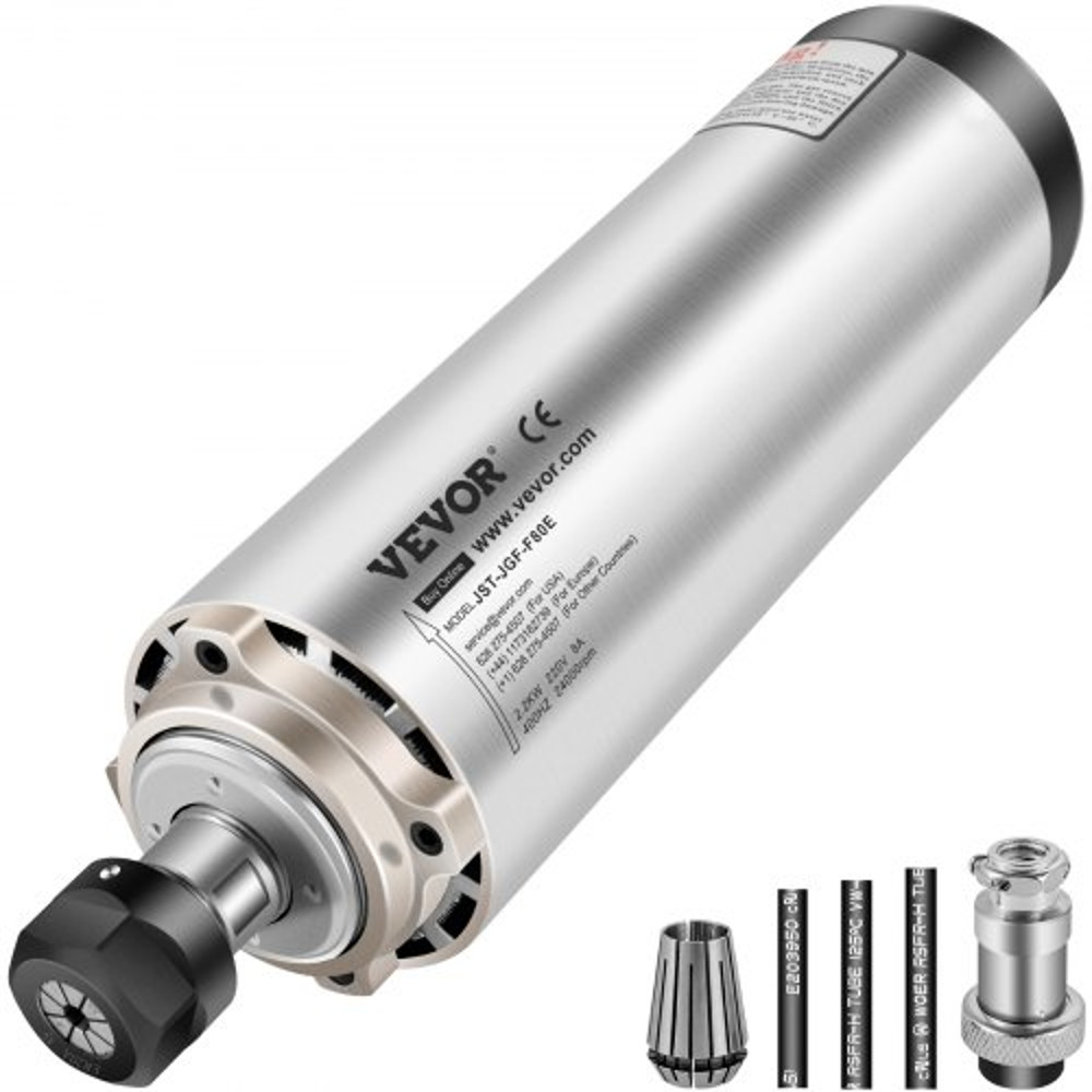 Air Cooled CNC Spindle Motor Collet, RPM Milling Engraving Grinding Spindle for CNC Router