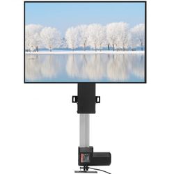motorized tv lift stroke length, height adjustable, tv mount fit for screens with remote control