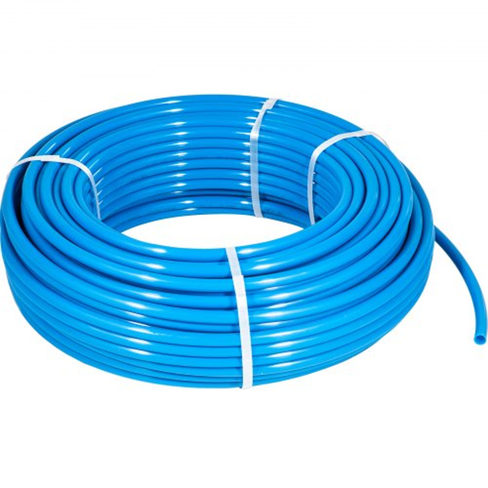 PEX Tubing Oxygen Barrier, Rolls of Red & Blue EVOH PEX-B Pipe for Radiant Floor Heating, Plumbing & Hydronic Systems