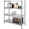 Heavy Duty Stainless Steel Shelving Adjustable Shelf Storage Unit For Kitchen Garage Commercial Off 0