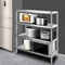 Heavy Duty Stainless Steel Shelving Adjustable Shelf Storage Unit For Kitchen Garage Commercial Off 1
