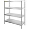 Heavy Duty Stainless Steel Shelving Adjustable Shelf Storage Unit For Kitchen Garage Commercial Off 8