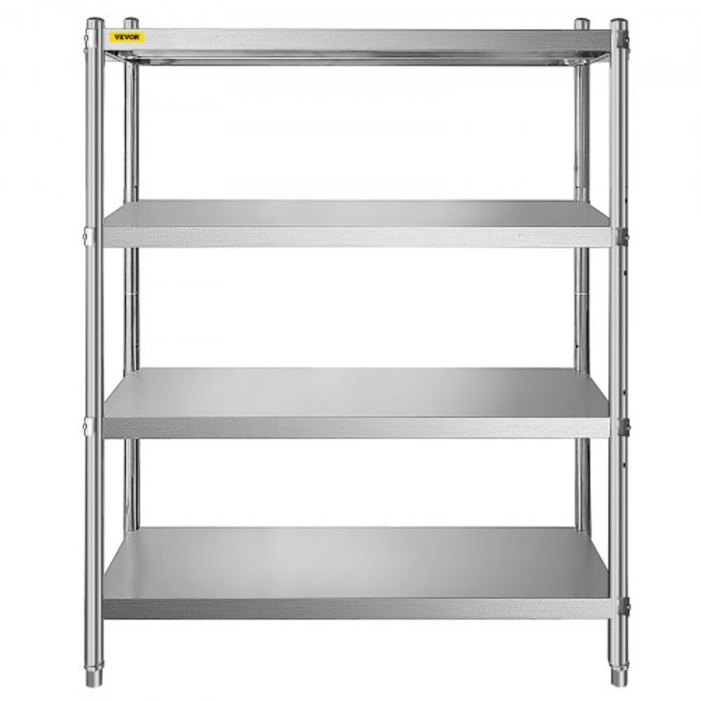 Heavy Duty Stainless Steel Shelving Adjustable Shelf Storage Unit For Kitchen Garage Commercial Off 9