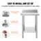 Commercial Stainless Steel Work Table Heavy Duty Prep Bench For Kitchen Restaurant Catering And Foo 6