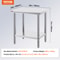 Commercial Worktable Workstation Heavy Duty Stainless Steel Work Table For Home Restaurant Metal P 7