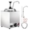 Stainless Steel Hot Cheese Dispenser 24QT Electric Nacho Cheese Warmer With Pump For Hot Fudge Cara 1