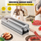 7L Stainless Steel Manual Sausage Stuffer Horizontal Sausage Maker With 5 Filling Nozzles For Home 2