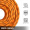 7/16" Double Braid Polyester Rope, 200FT High-Strength Sailing Rope for Arborist, Gardening