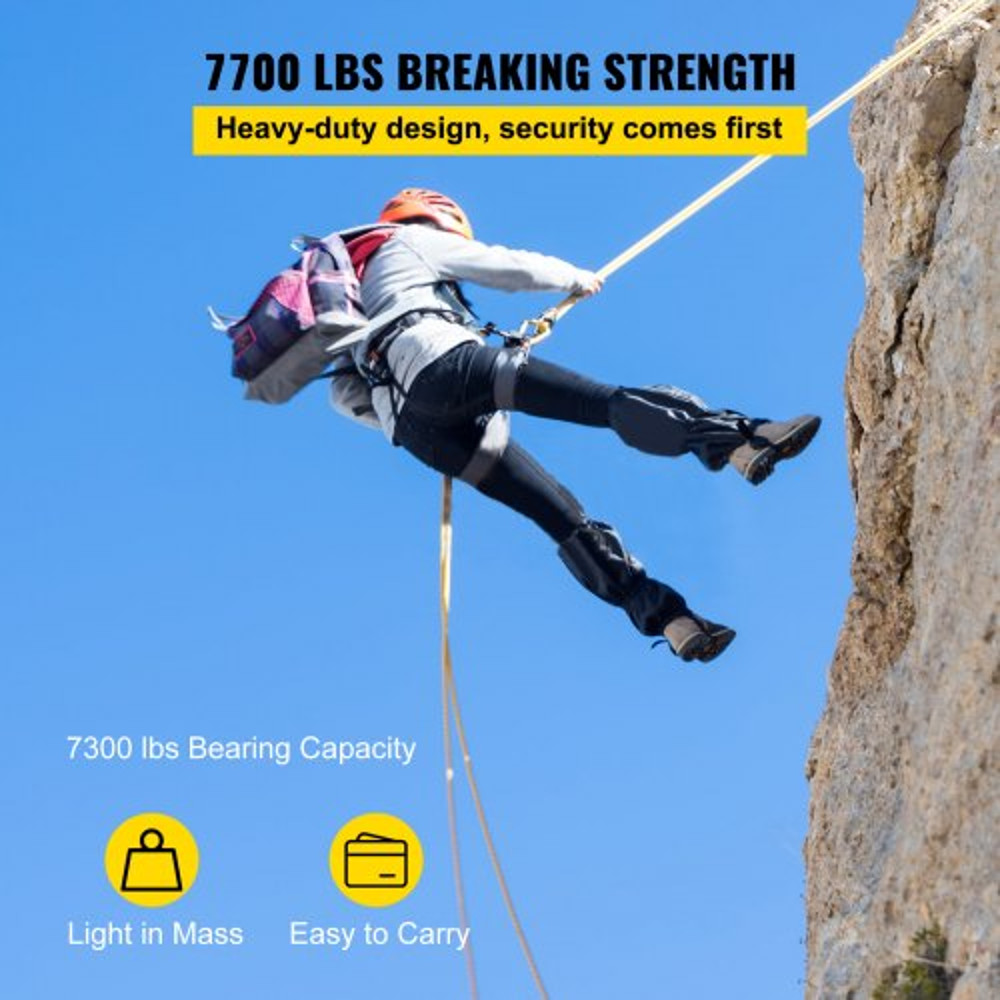 HeavyDuty Twin Sheave Block  Tackle 100FT Double Braid Rope 7700LB Capacity 3035KN Double Pulley Ri 3