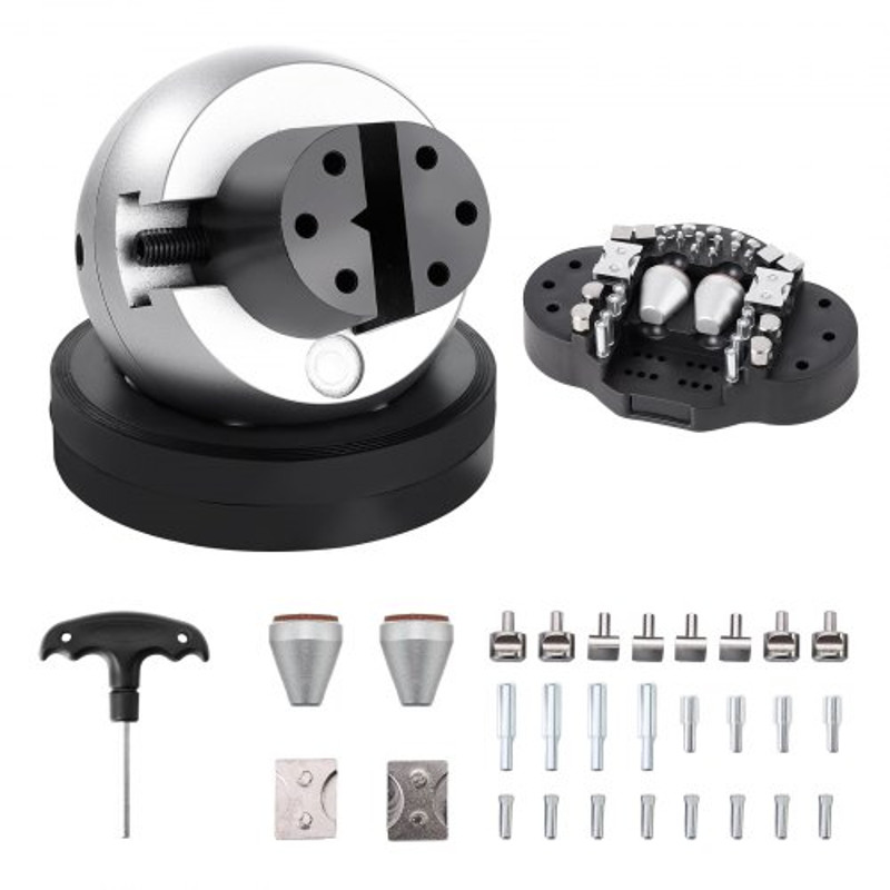 Standard Block Ball Vise For Jewelry Work 360 Rotatable Engraving Vise With 34 PCS Accessories For  1
