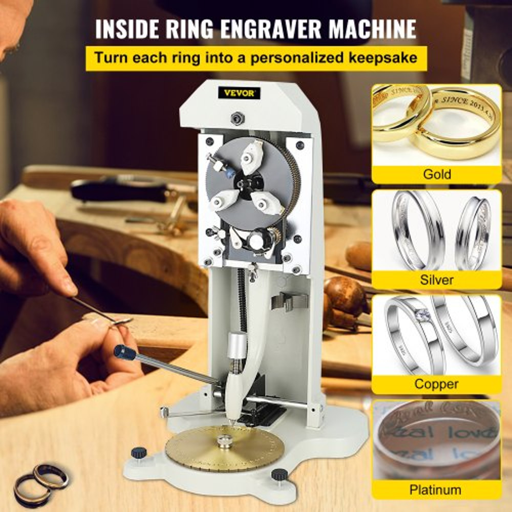 Inside Ring Engraving Machine DualSize 15mm  20mm Engraver Stamper For Jewelry With Diamond Nib  Au 2