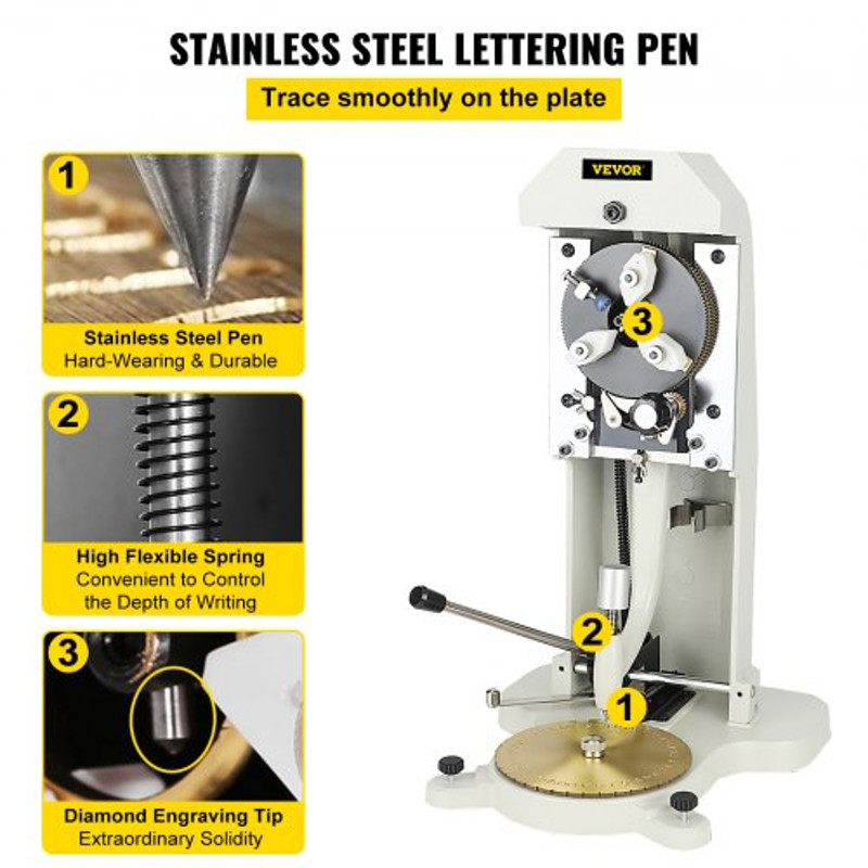 Inside Ring Engraving Machine DualSize 15mm  20mm Engraver Stamper For Jewelry With Diamond Nib  Au 5