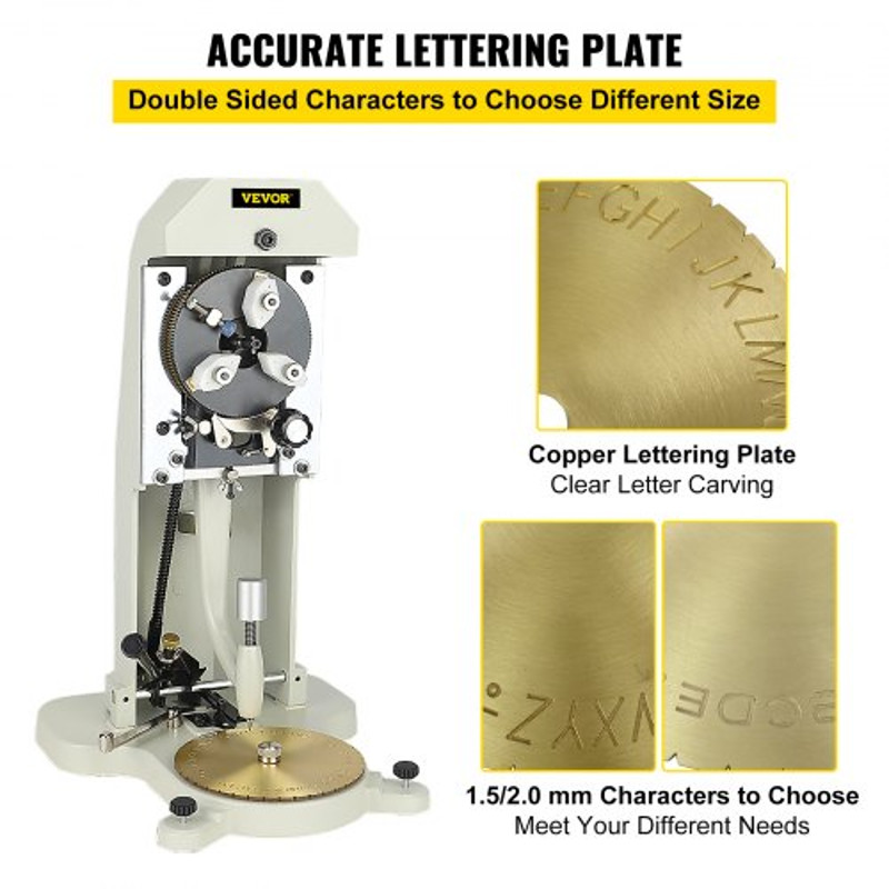 Inside Ring Engraving Machine DualSize 15mm  20mm Engraver Stamper For Jewelry With Diamond Nib  Au 6