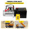 Hydraulic Pump Quart Double Acting Hydraulic Power Unit With Steel Oil Tank DC Pump For Dump Traile 3